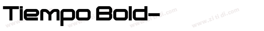 Tiempo Bold字体转换